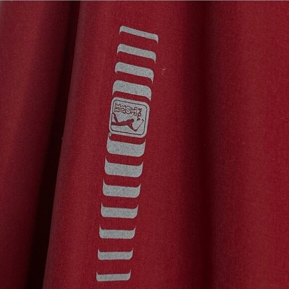 Men's PGA Tour Golf Windbreaker Quarter Zip Pullover Burgundy / Charcoal SZ XXL - Picture 6 of 12